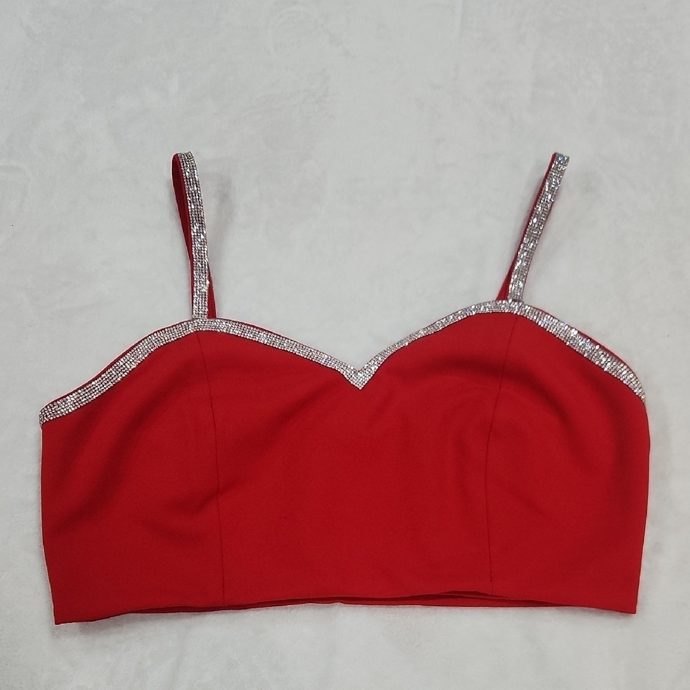 Sincerely Jules Vibrant Red Top - Picture 3 of 9